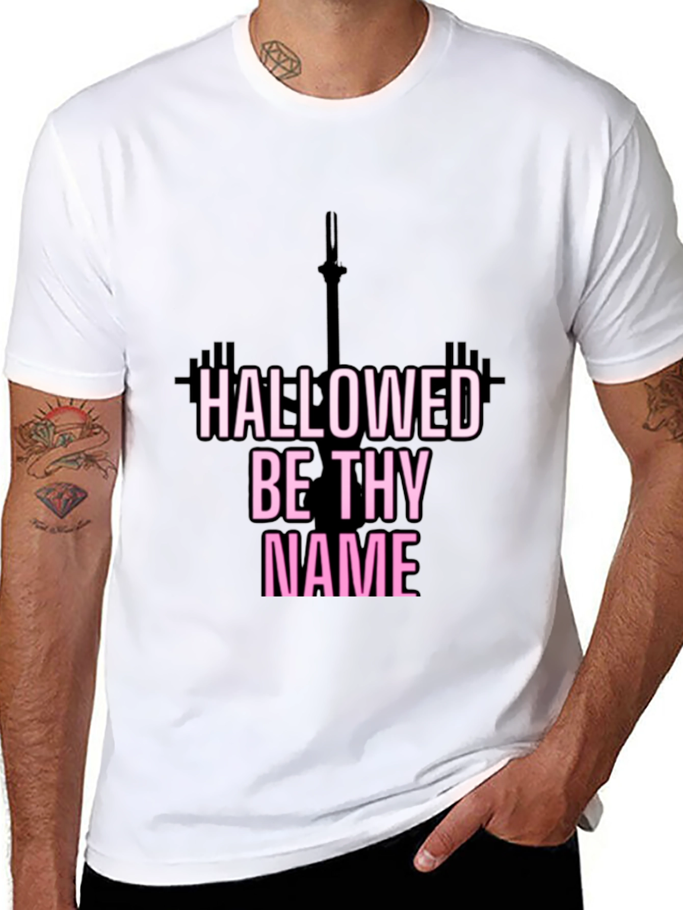 Hallowed Be Thy Name Fitness T-Shirt