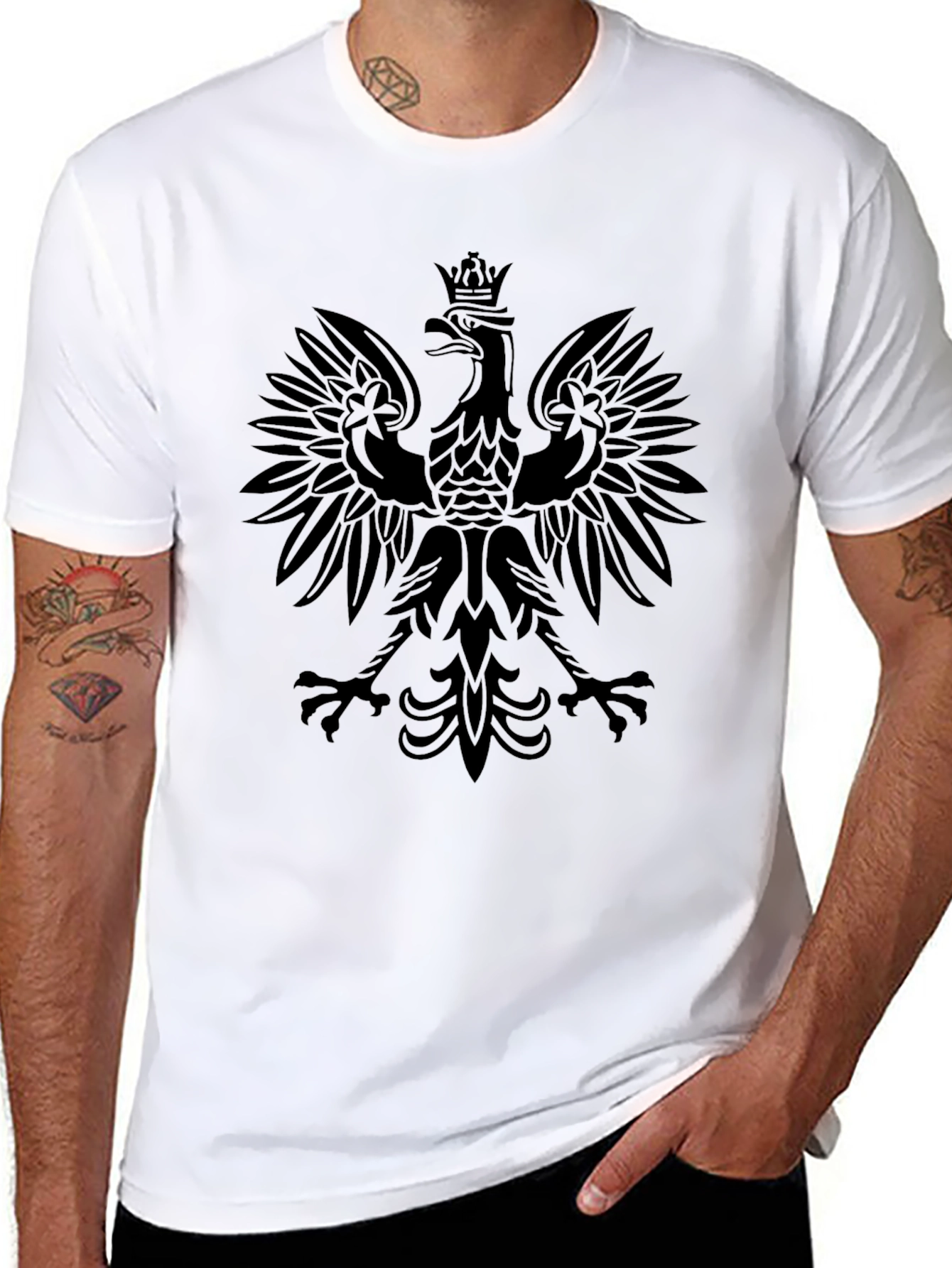 Black Eagle Graphic T-Shirt for Men