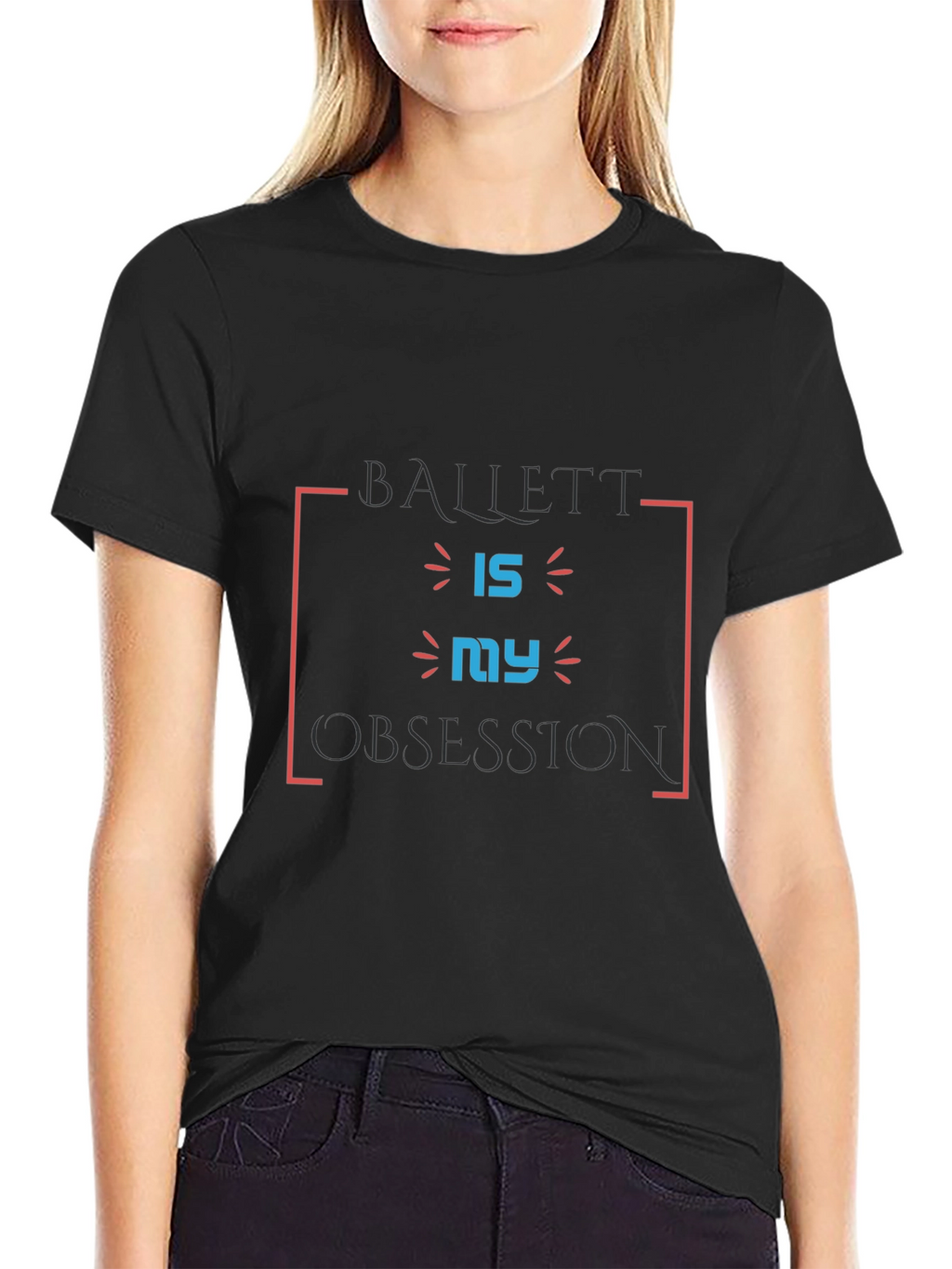 Ballet is My Obsession Black T-Shirt
