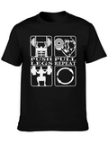 Push Pull Legs Repeat Gym T-Shirt