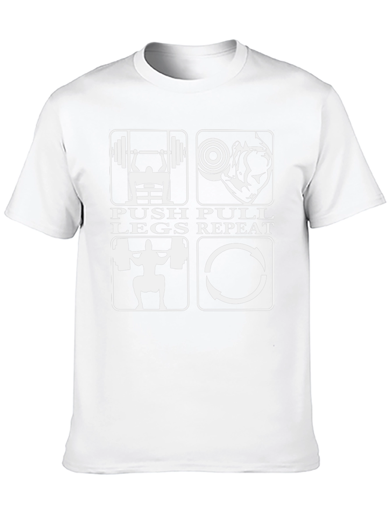 Push Pull Legs Repeat Gym T-Shirt