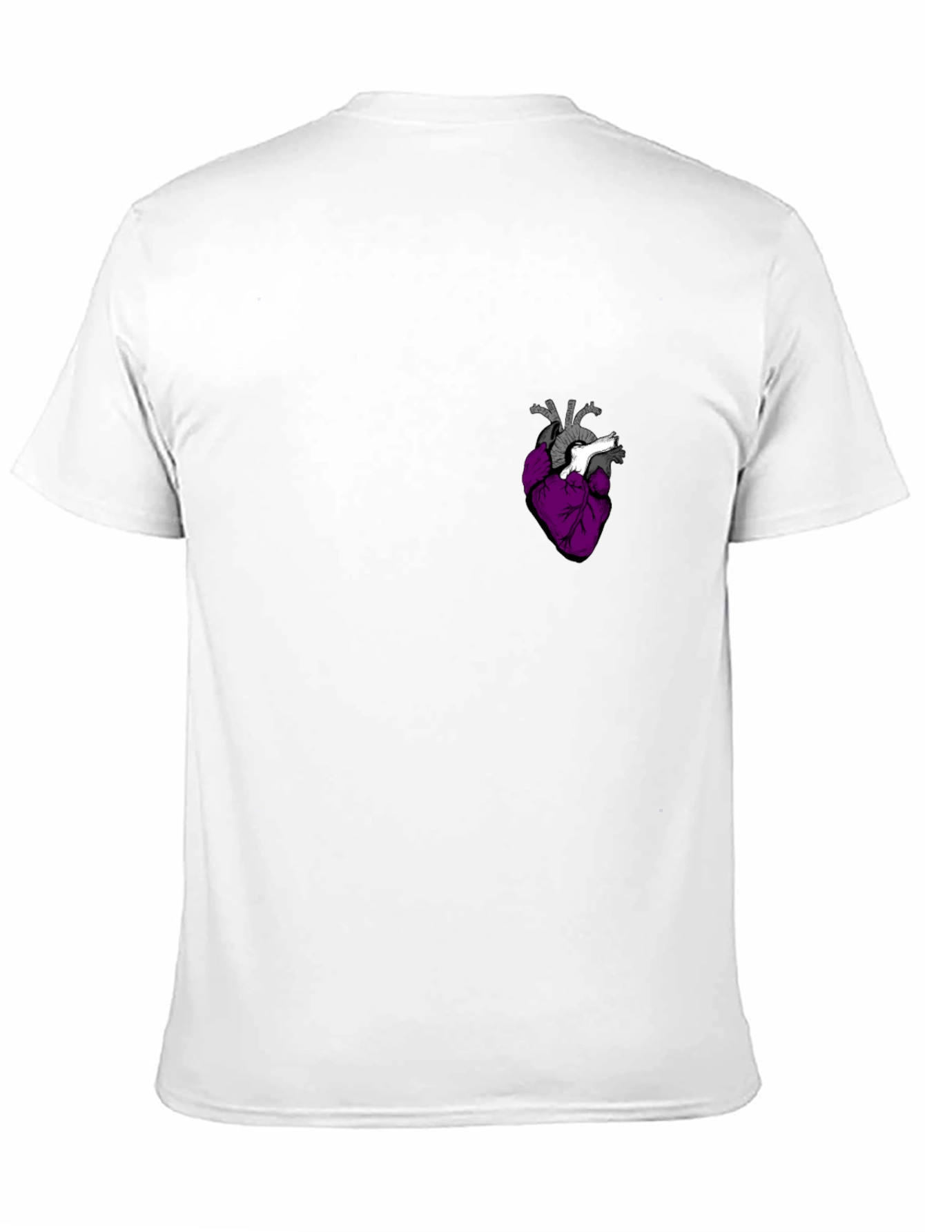 Anatomical Heart Graphic Tee - Black T-Shirt