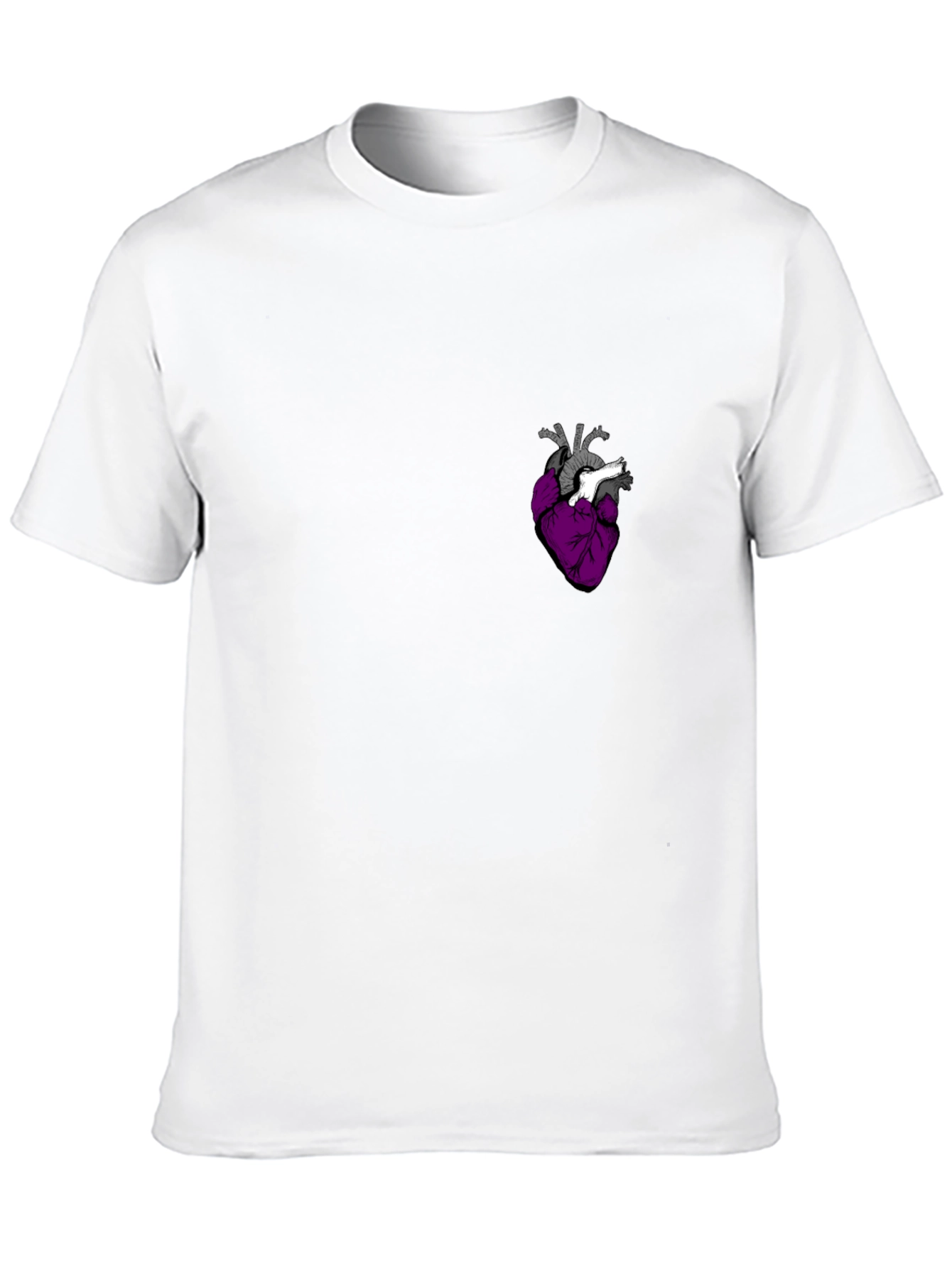Anatomical Heart Graphic Tee - Black T-Shirt