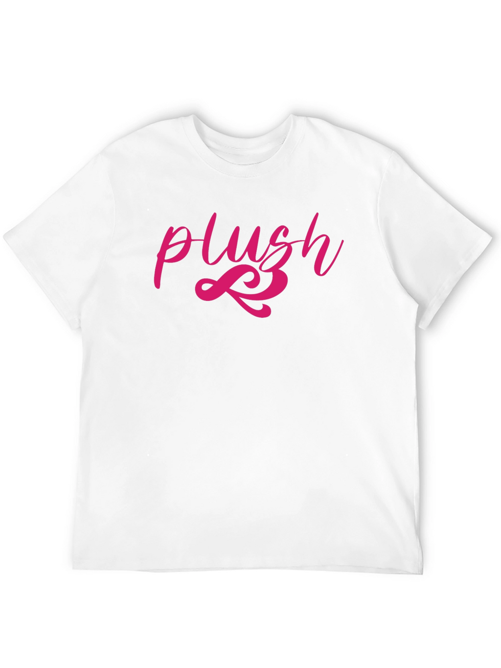 Plush Graphic Tee - Stylish Mens Black T-Shirt