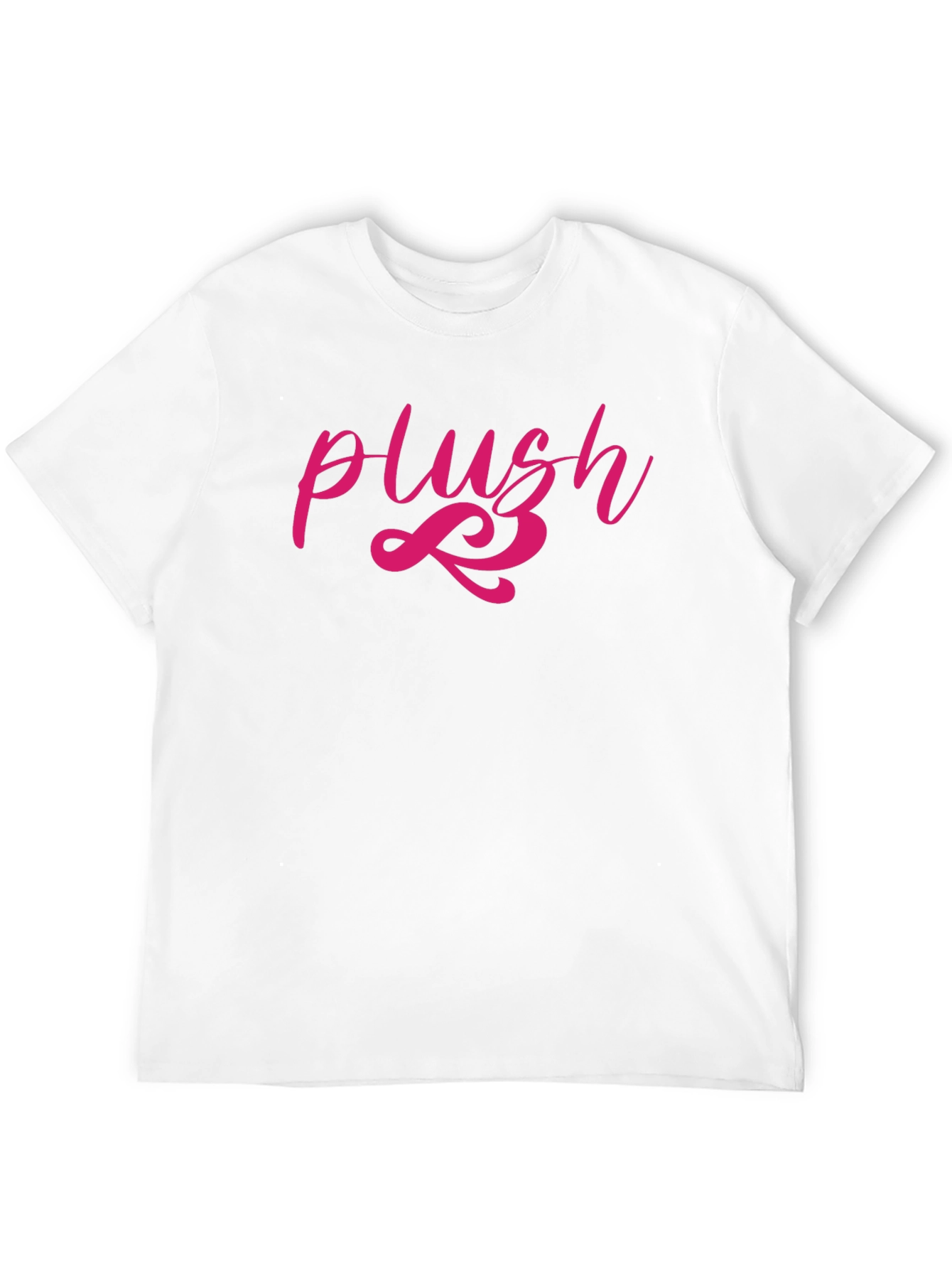 Plush Graphic Tee - Stylish Mens Black T-Shirt