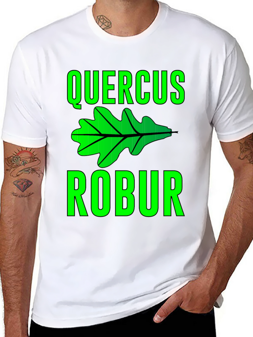 Quercus Robur Oak Leaf T-Shirt