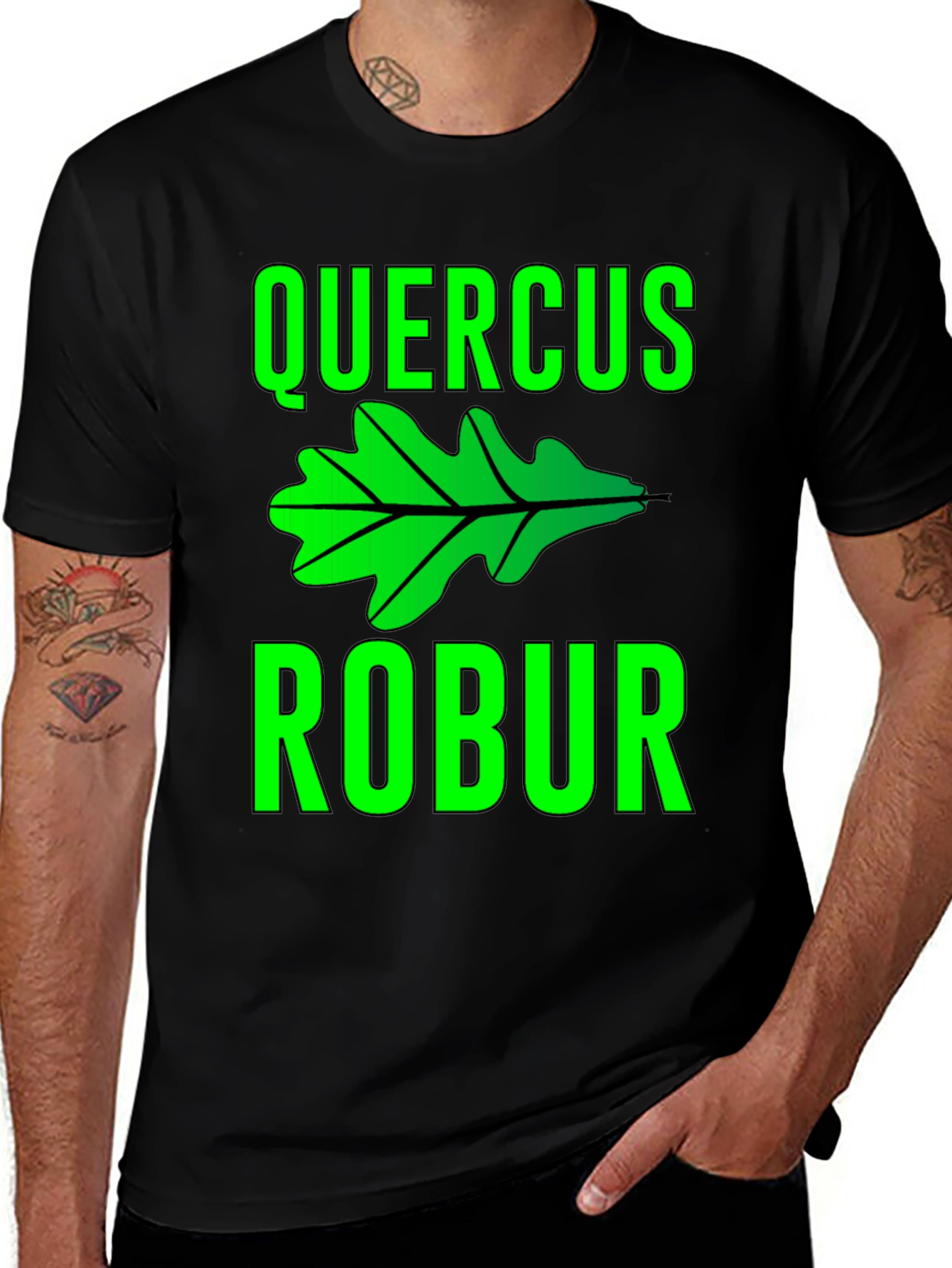 Quercus Robur Oak Leaf T-Shirt