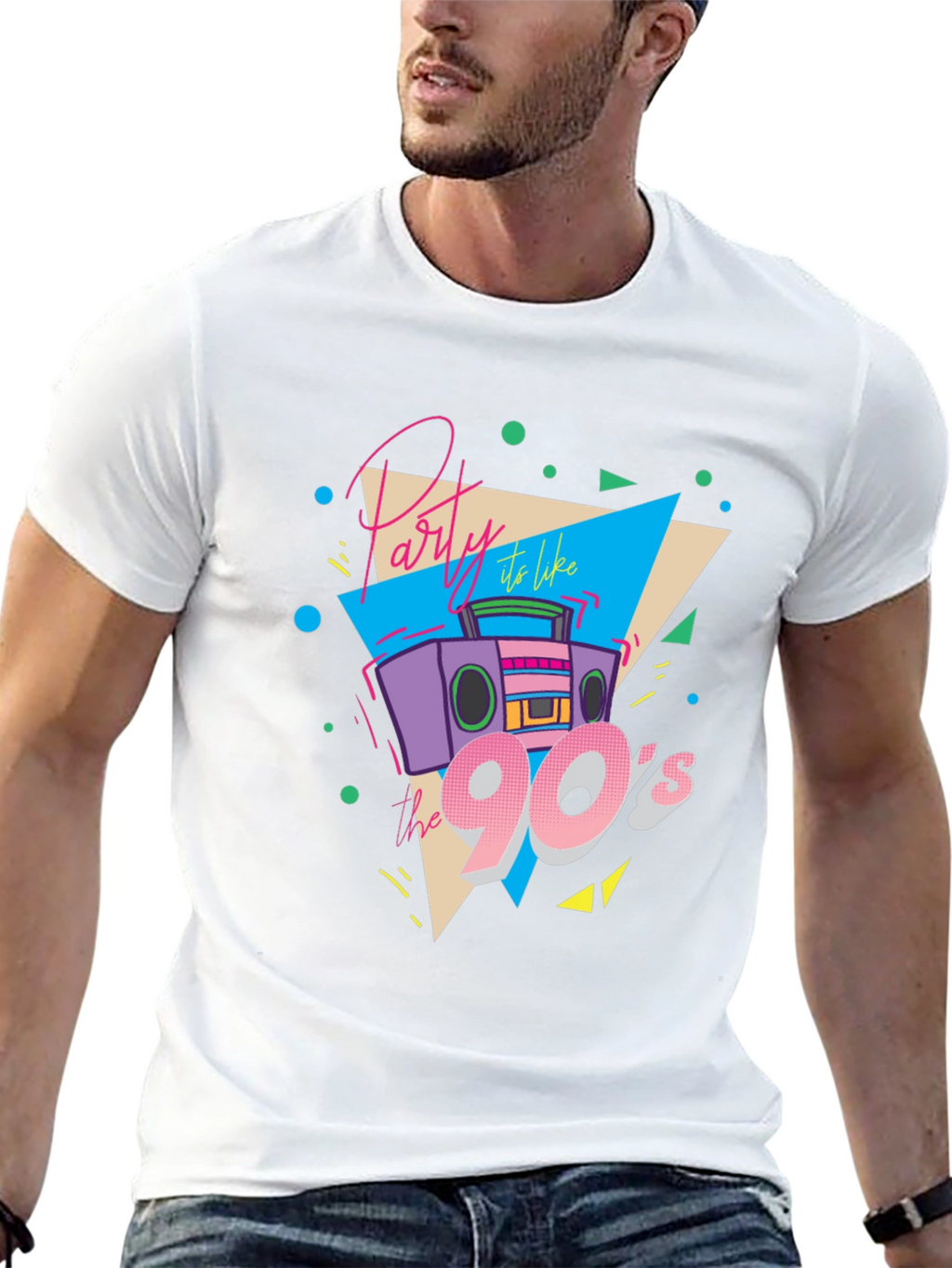 Party Like the 90s Black T-Shirt