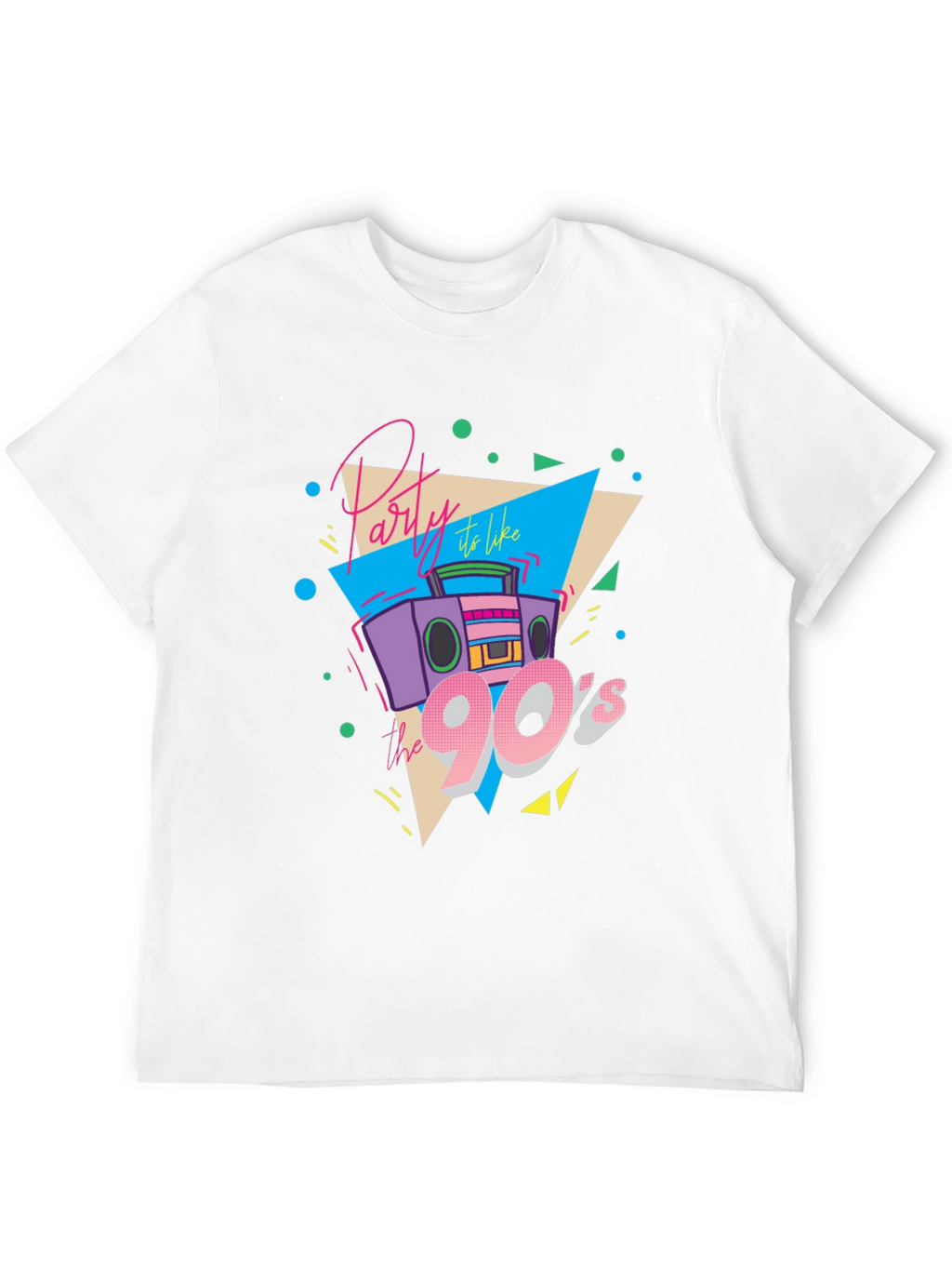 Party Like the 90s Black T-Shirt
