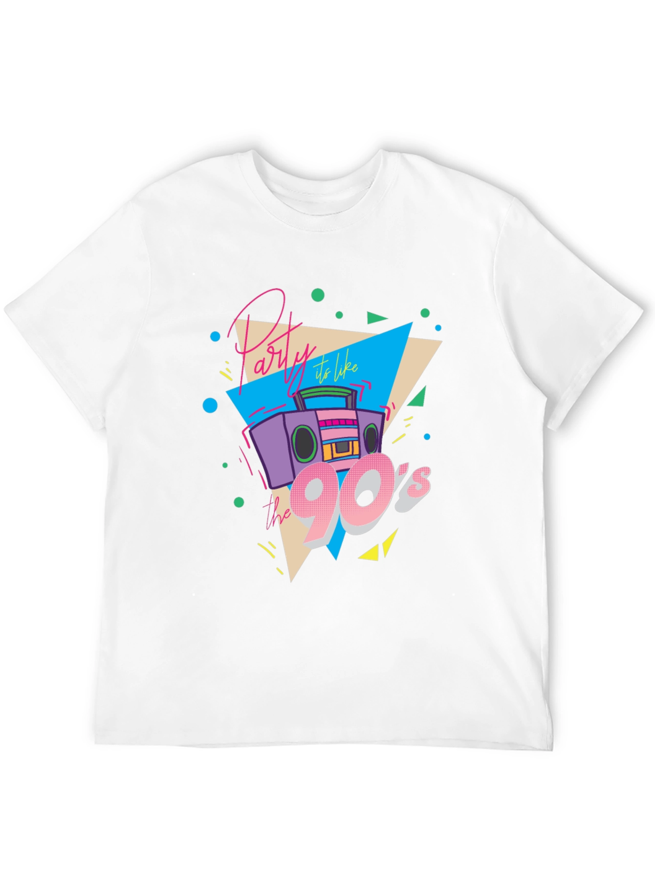 Party Like the 90s Black T-Shirt