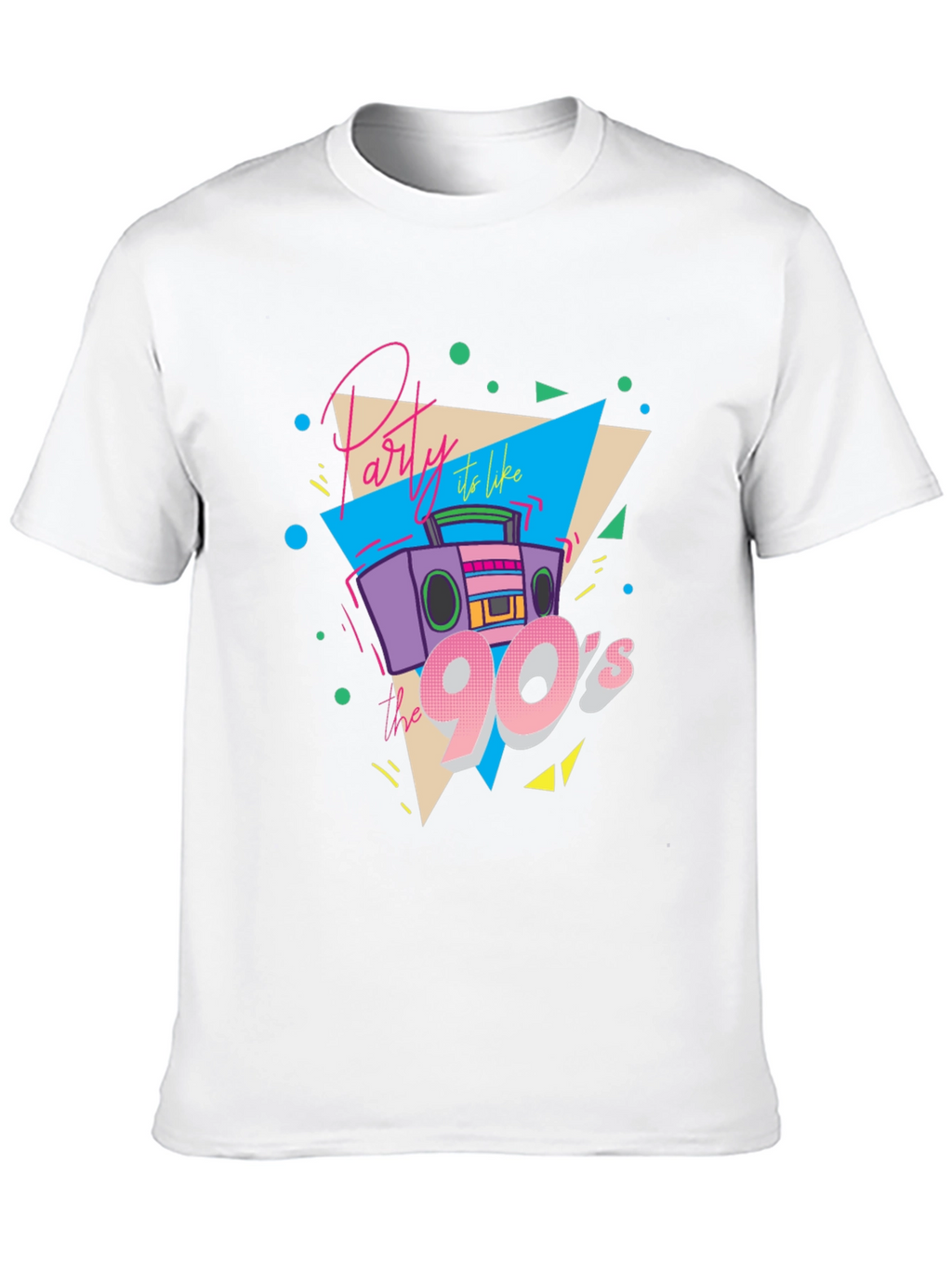 Party Like the 90s Black T-Shirt