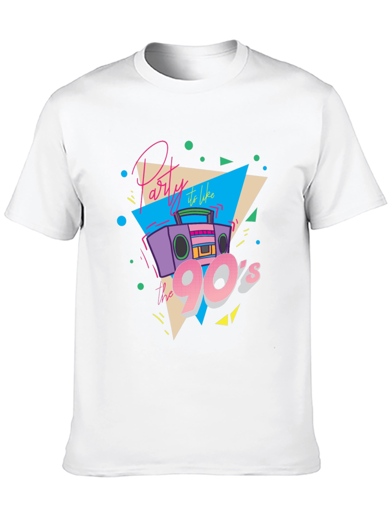 Party Like the 90s Black T-Shirt