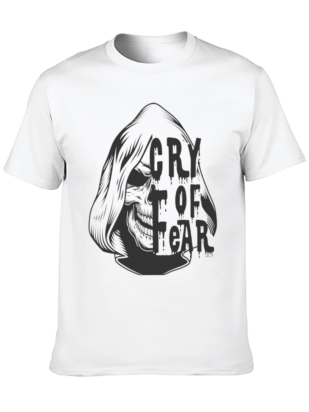Cry of Fear Skull Graphic Tee - Black