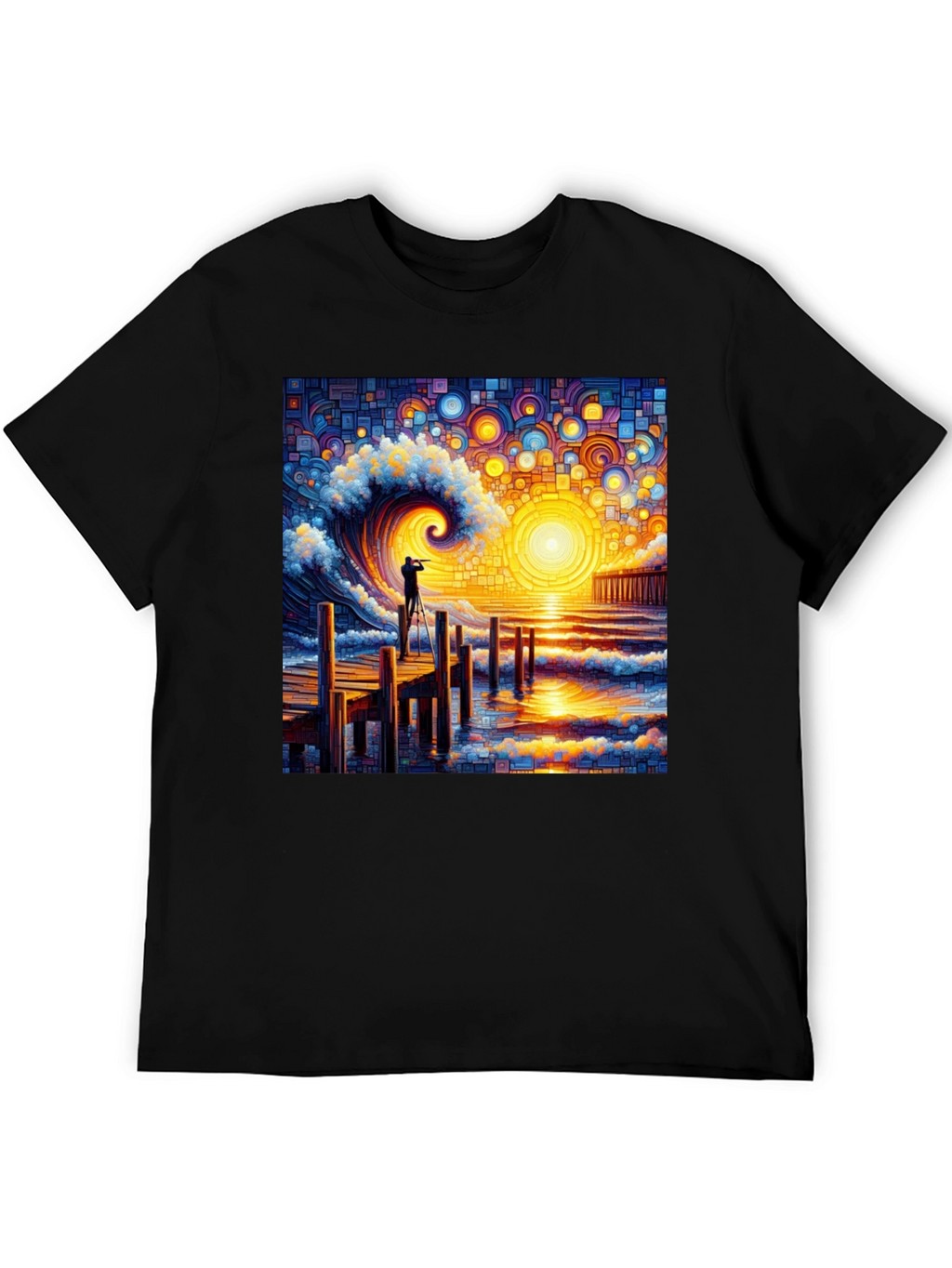 Ocean Wave Photographer Graphic Tee