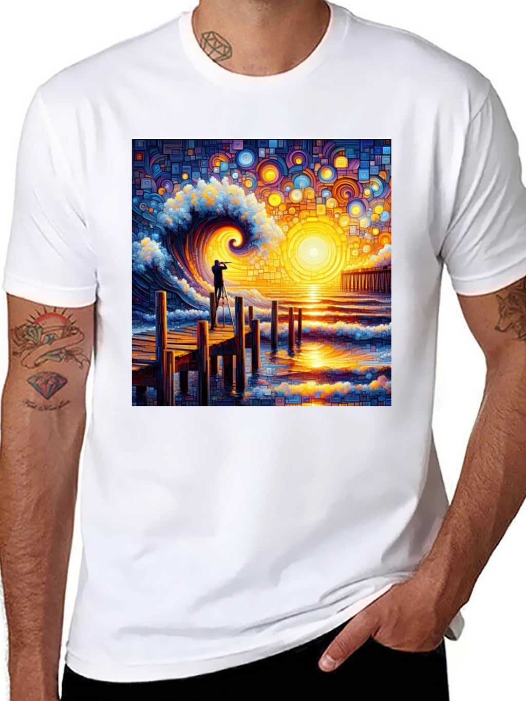 Ocean Wave Photographer Graphic Tee