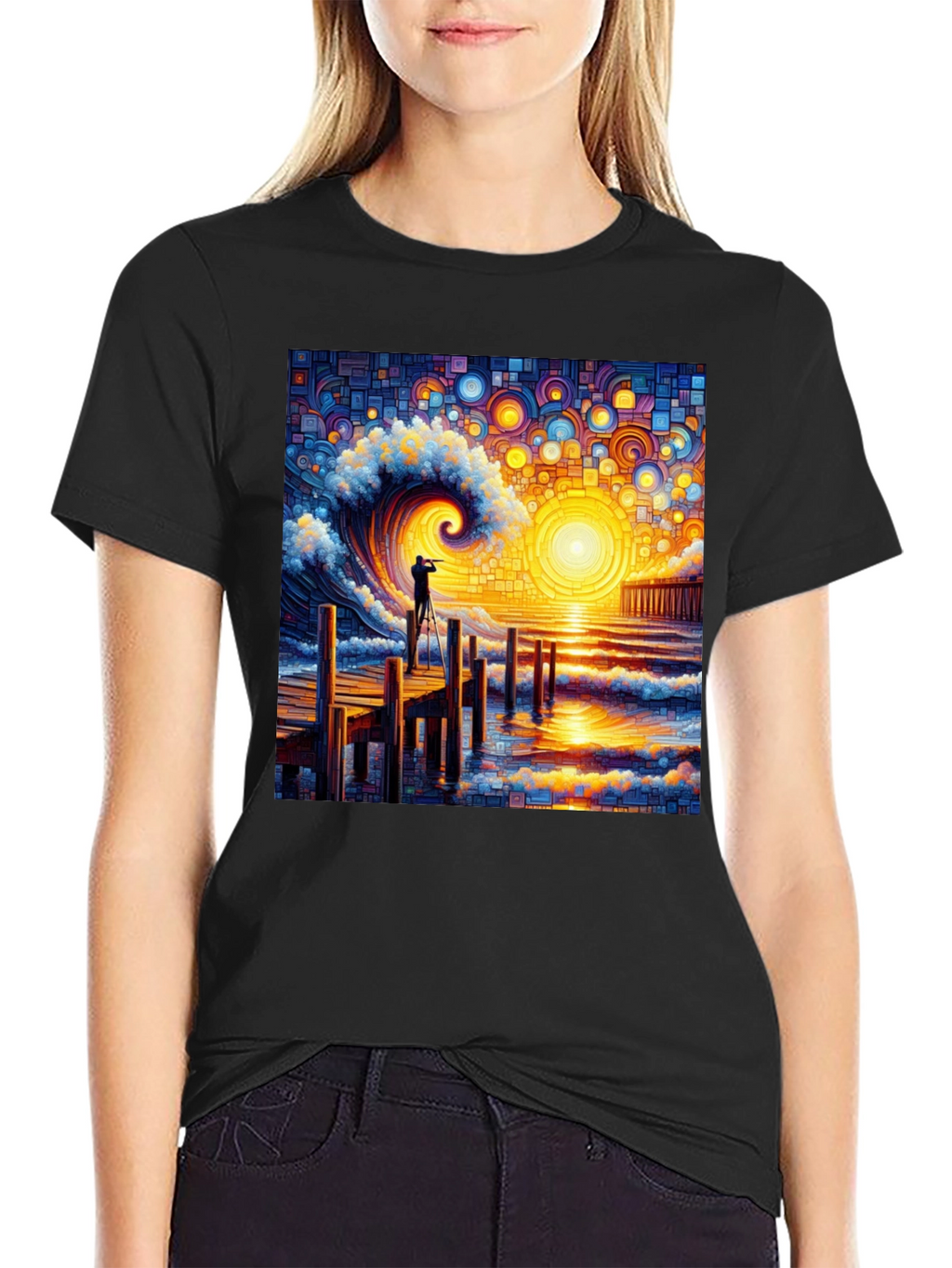 Ocean Wave Photographer Graphic Tee