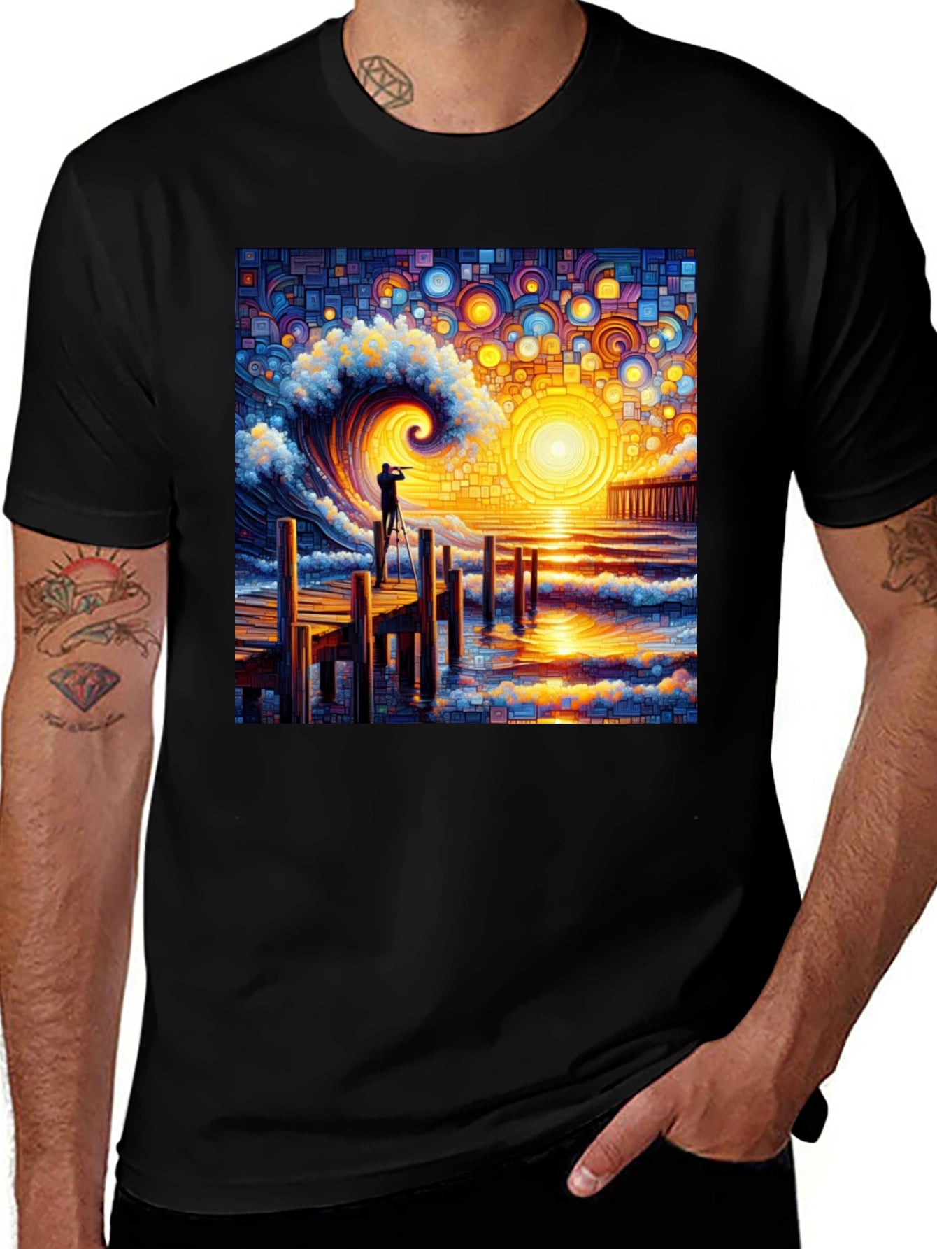 Ocean Wave Photographer Graphic Tee
