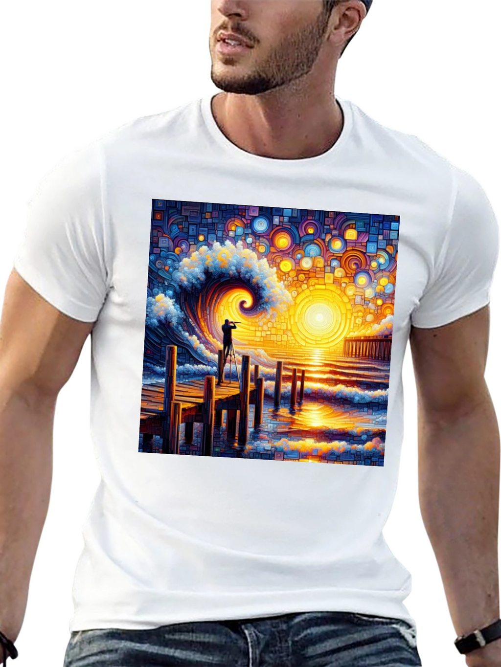 Ocean Wave Photographer Graphic Tee