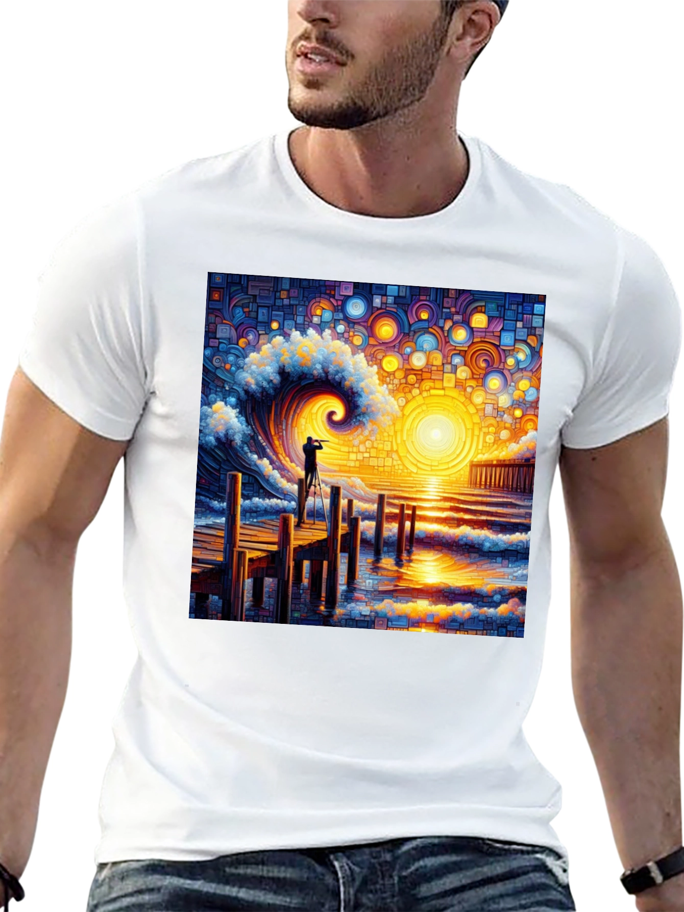 Ocean Wave Photographer Graphic Tee