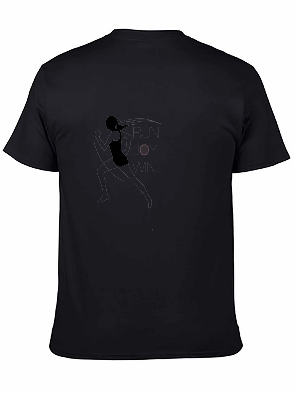 Runner Woman Black T-Shirt
