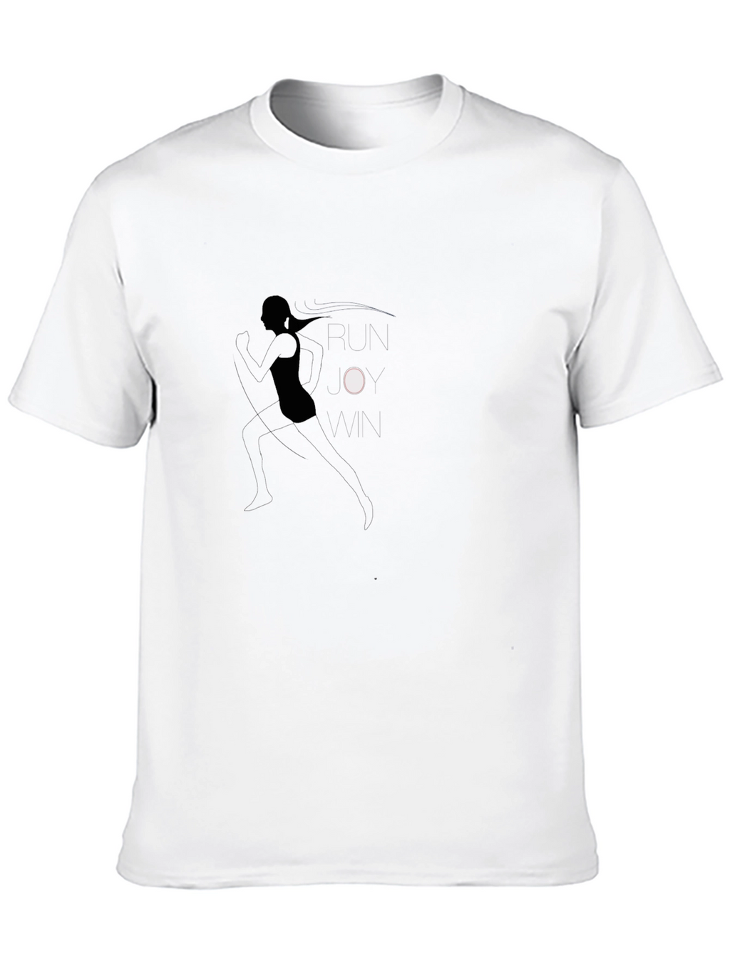 Runner Woman Black T-Shirt