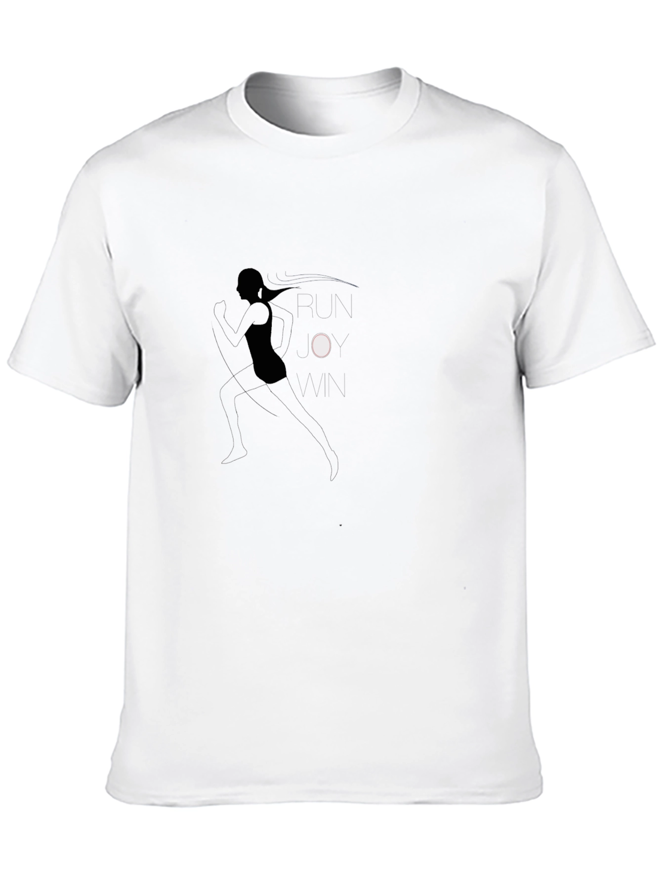 Runner Woman Black T-Shirt