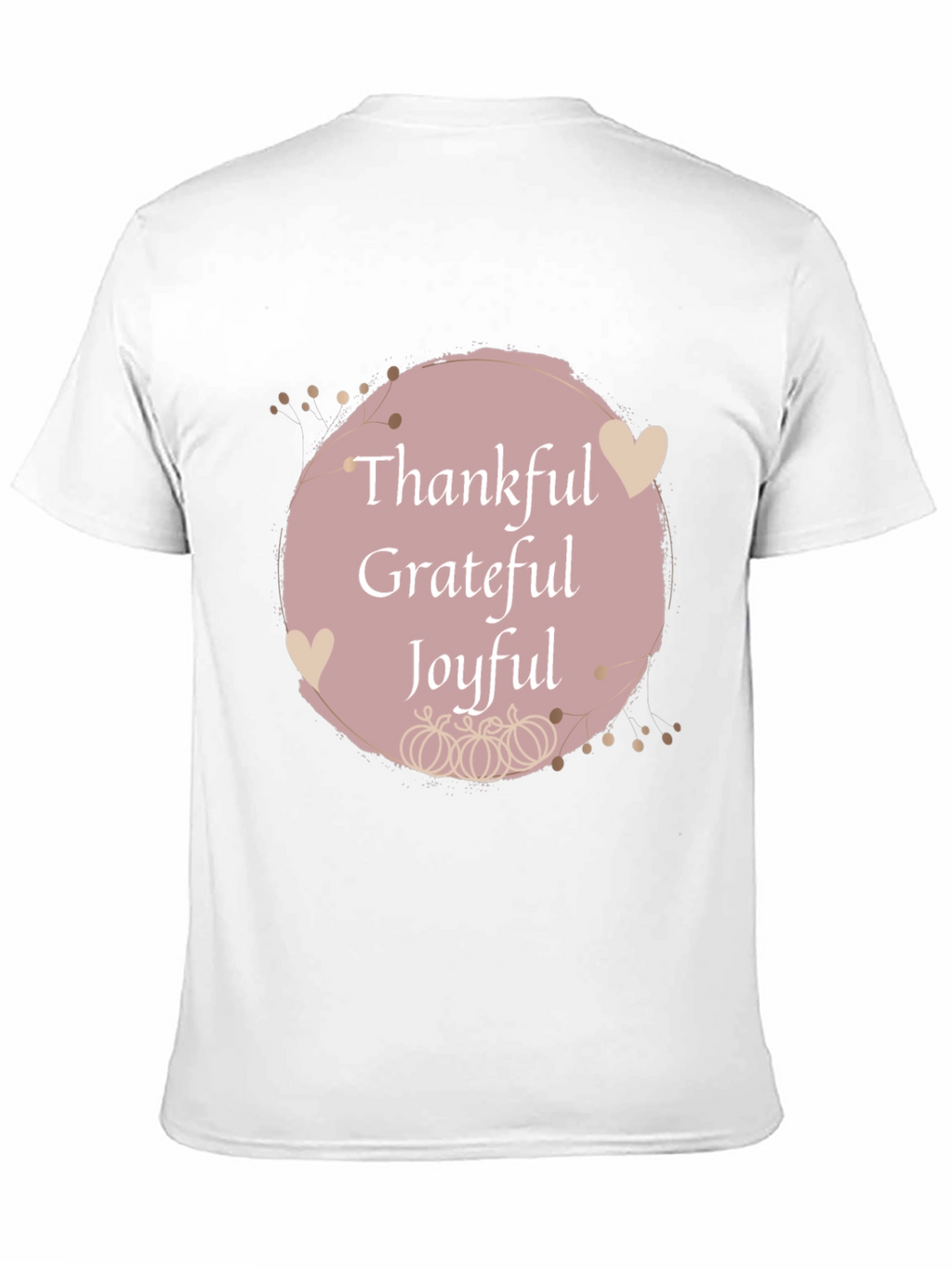 Thankful Grateful Joyful Fall T-Shirt