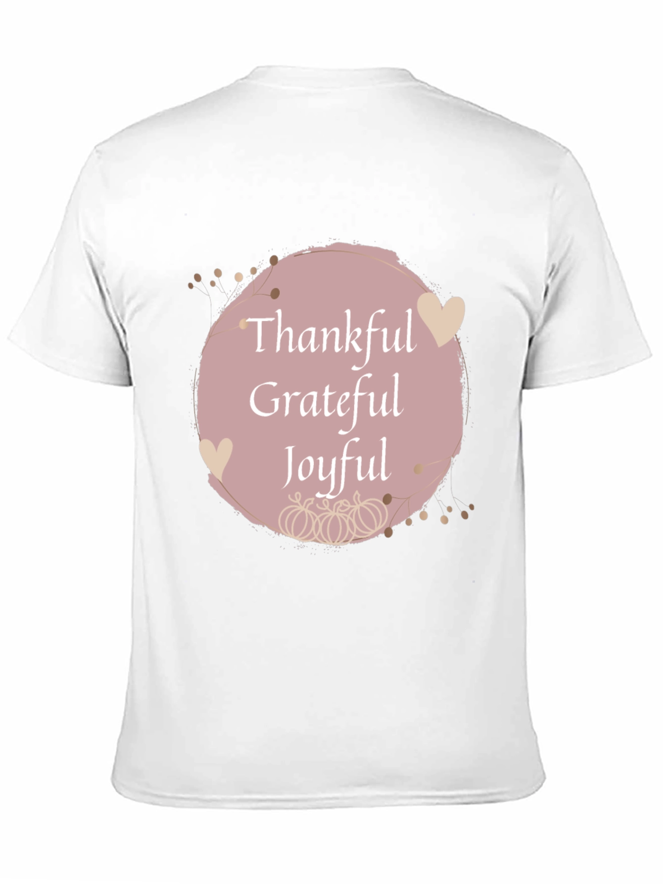 Thankful Grateful Joyful Fall T-Shirt