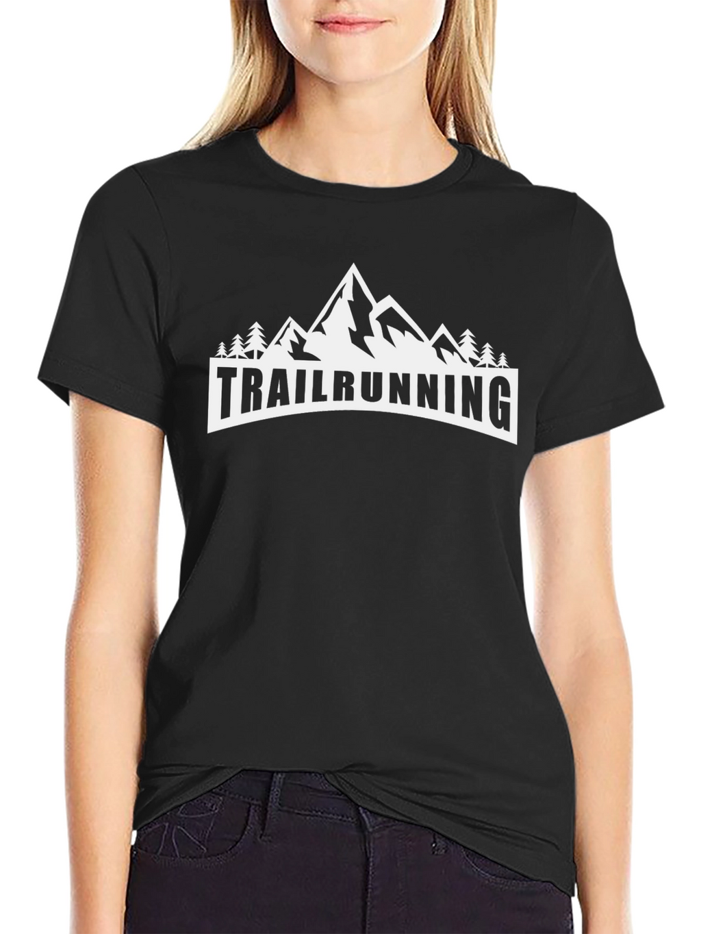 Trail Running Mountain Graphic T-Shirt