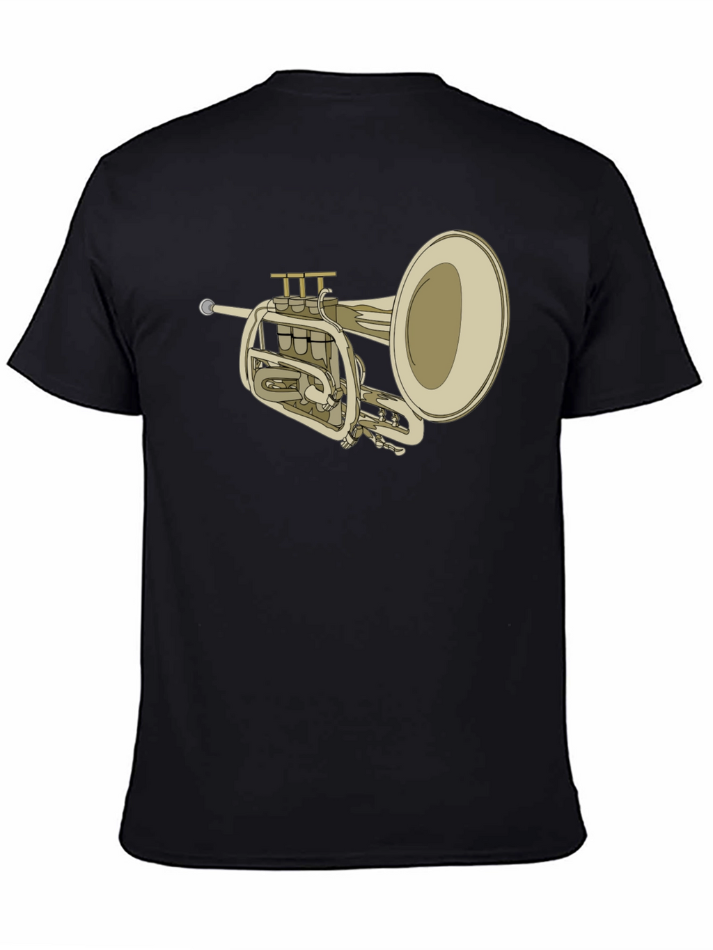 Trumpet Graphic Tee - Musical Instrument T-Shirt