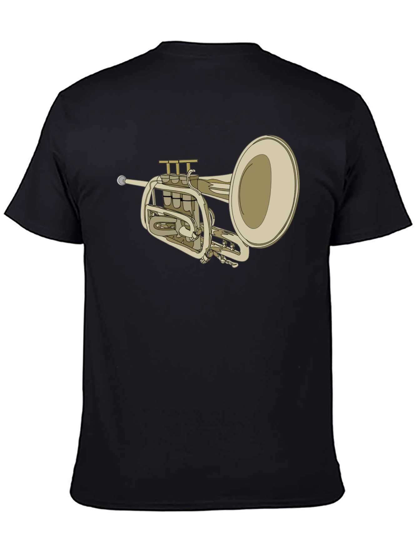 Trumpet Graphic Tee - Musical Instrument T-Shirt