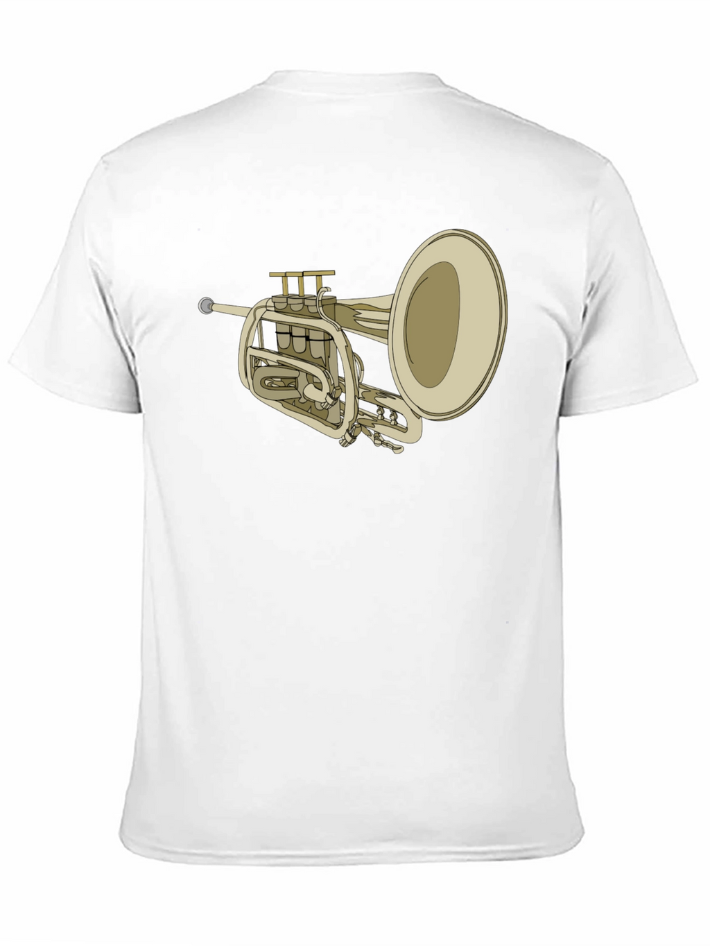 Trumpet Graphic Tee - Musical Instrument T-Shirt