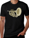 Trumpet Graphic Tee - Musical Instrument T-Shirt