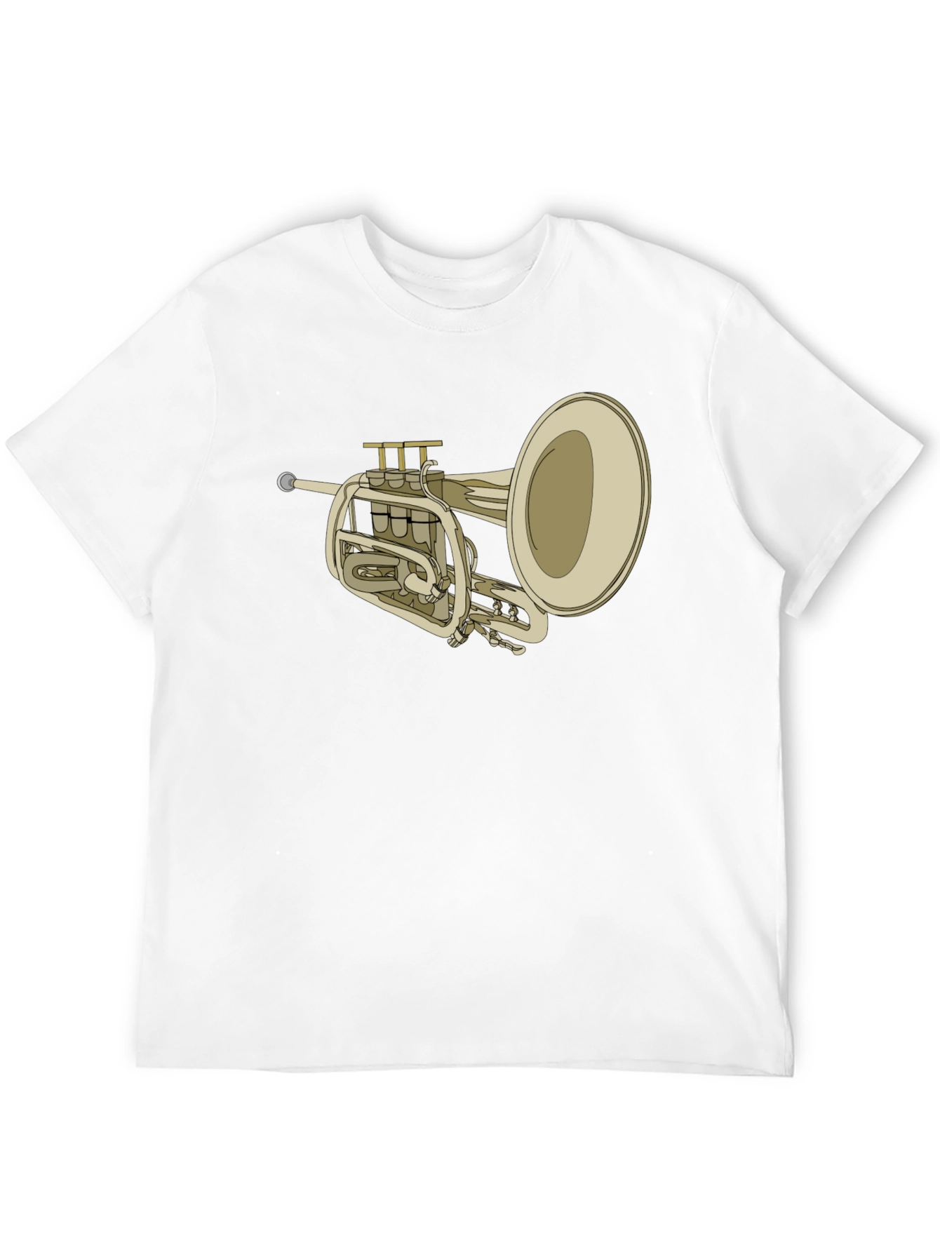 Trumpet Graphic Tee - Musical Instrument T-Shirt