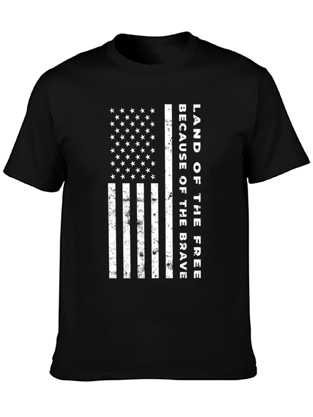 Land of the Free Patriotic American Flag T-Shirt