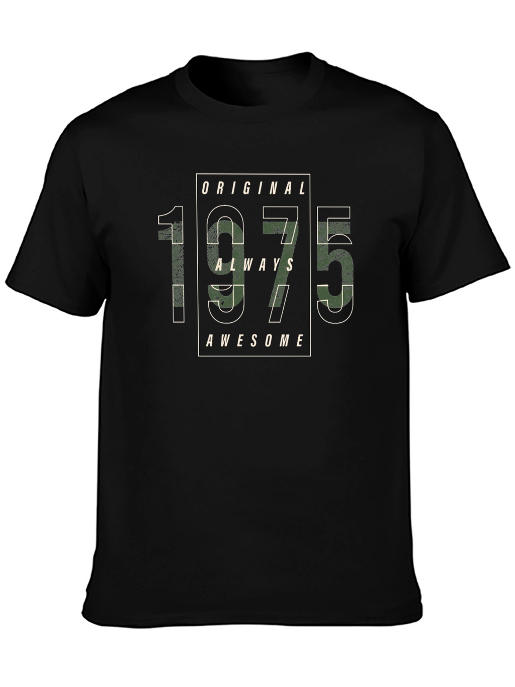 Original 1975 Always Awesome Black T-Shirt