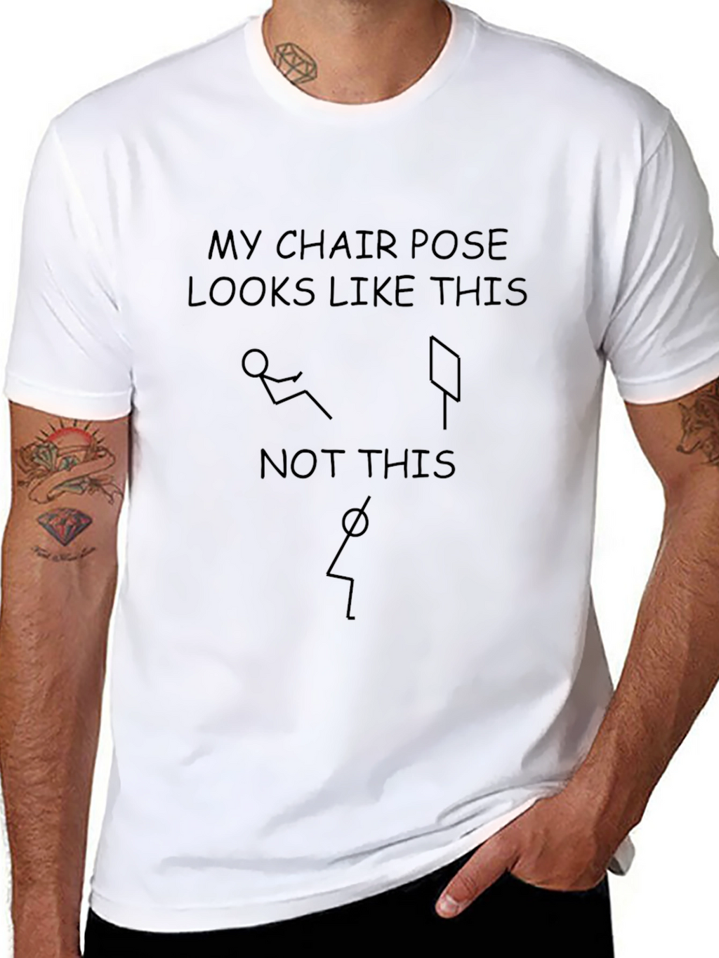 My Chair Pose Funny Yoga T-Shirt