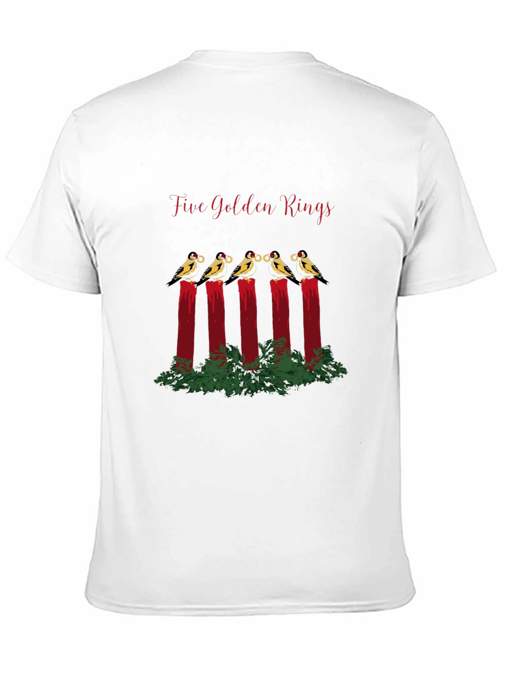 Five Golden Rings T-Shirt - Holiday Cheer!