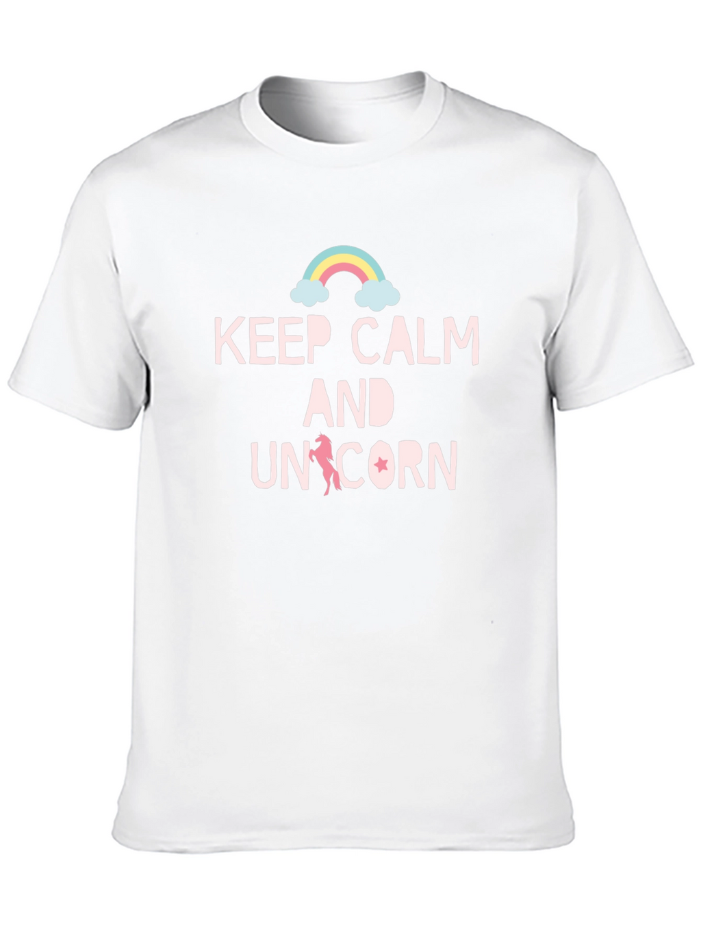 Keep Calm & Unicorn Black T-Shirt