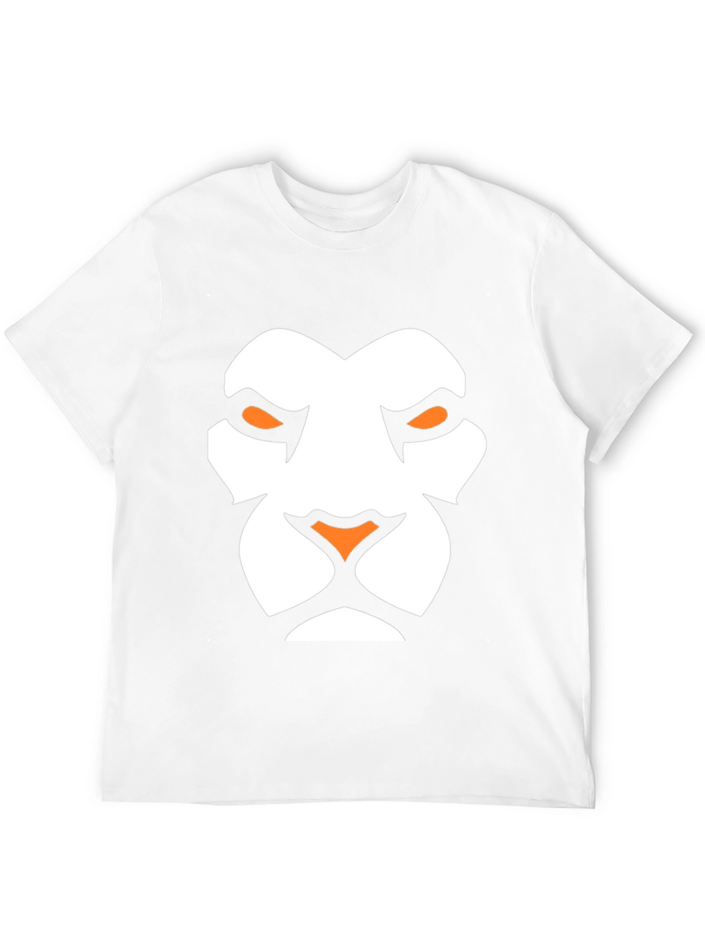 Lion Face Graphic Tee - Black