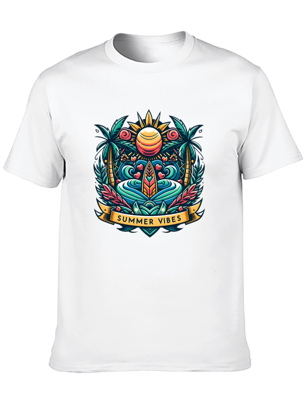 Summer Vibes Graphic Tee - Island Style