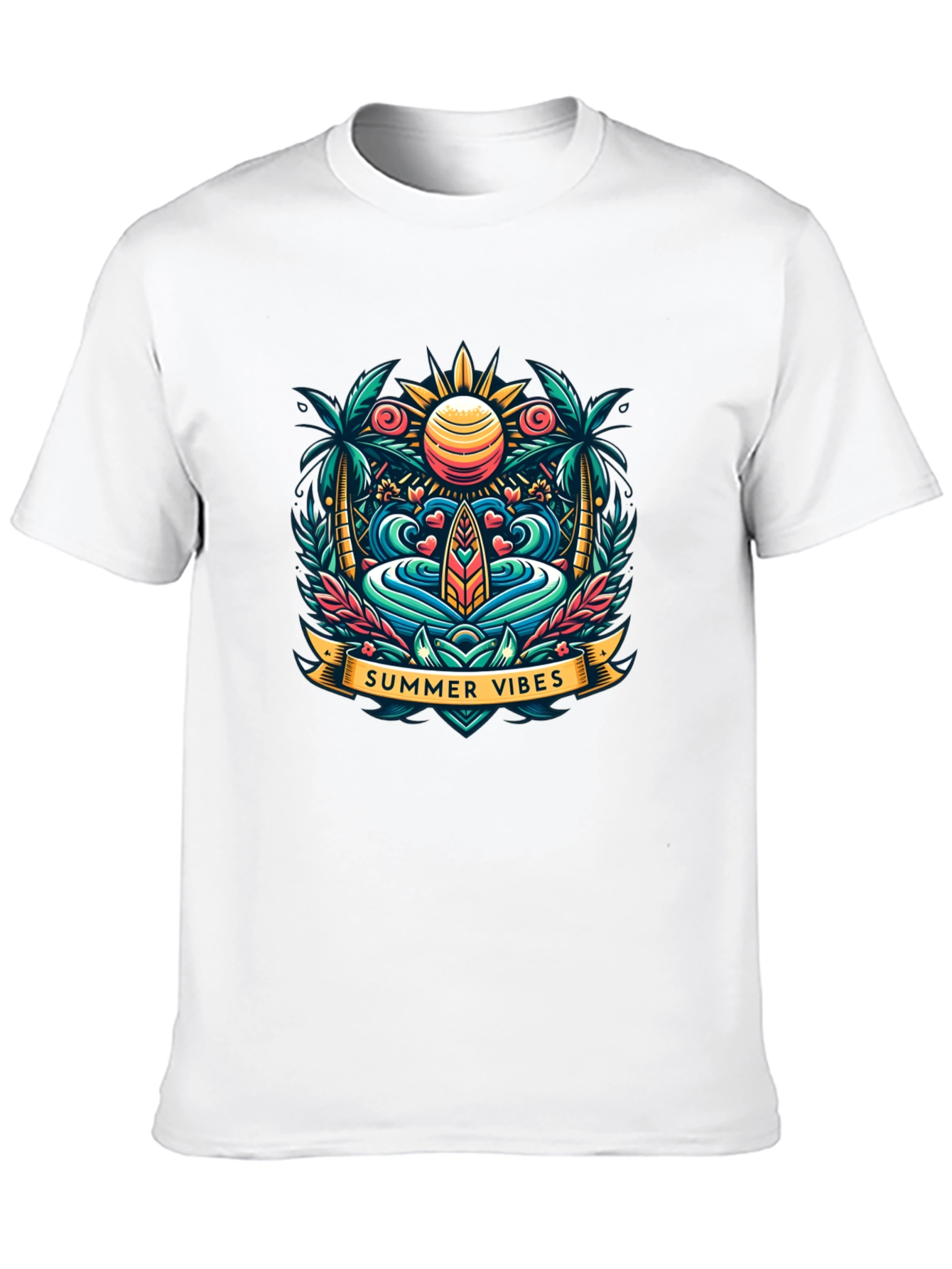 Summer Vibes Graphic Tee - Island Style