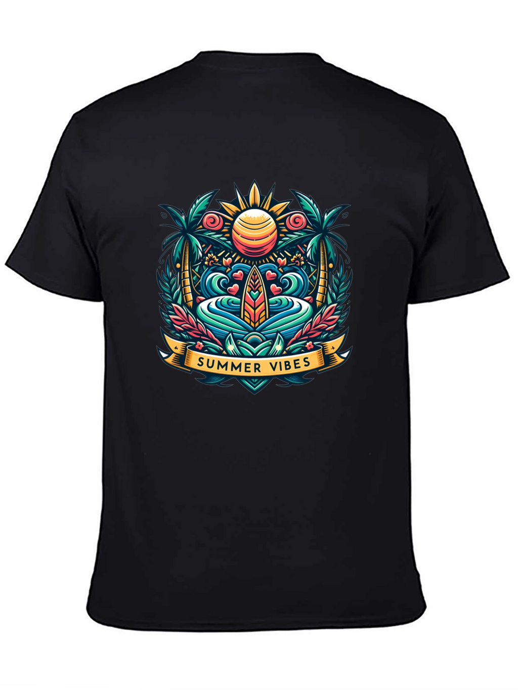 Summer Vibes Graphic Tee - Island Style