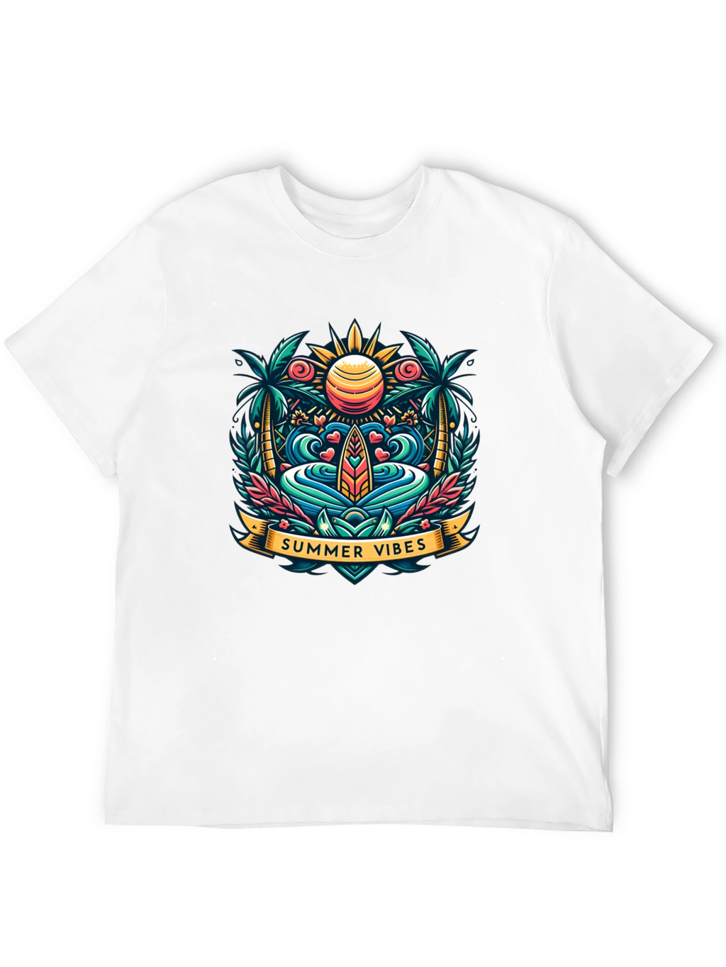 Summer Vibes Graphic Tee - Island Style