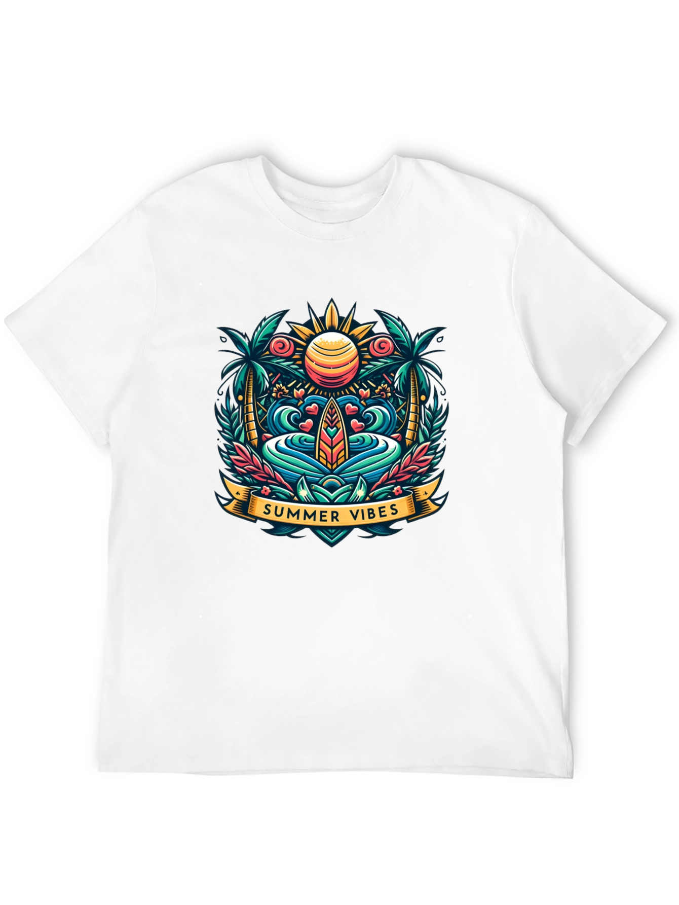 Summer Vibes Graphic Tee - Island Style
