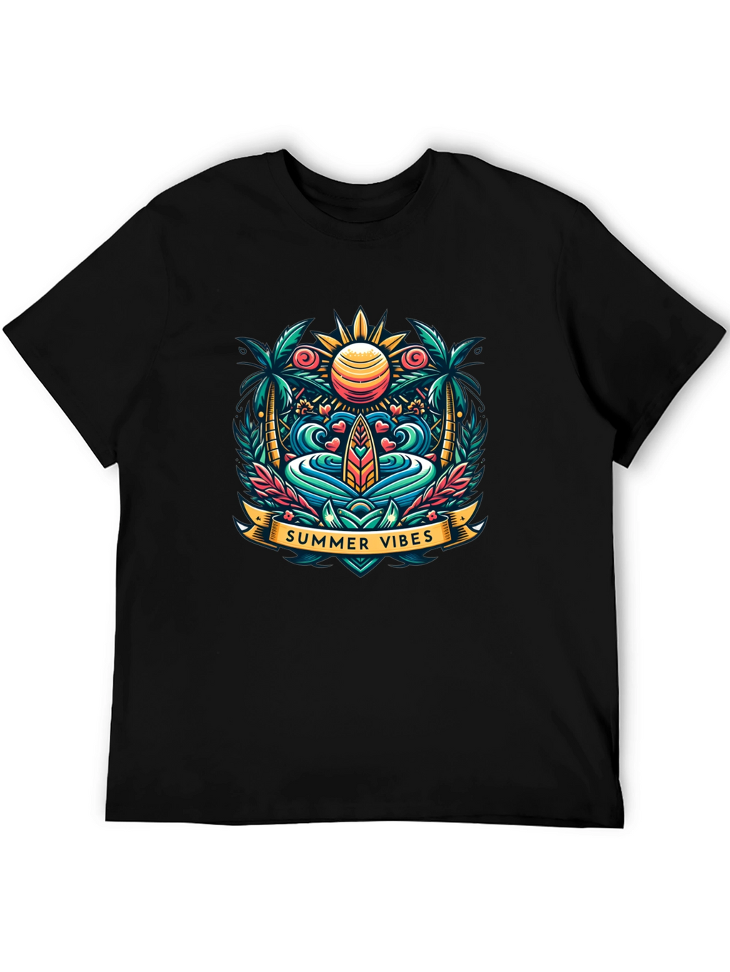 Summer Vibes Graphic Tee - Island Style