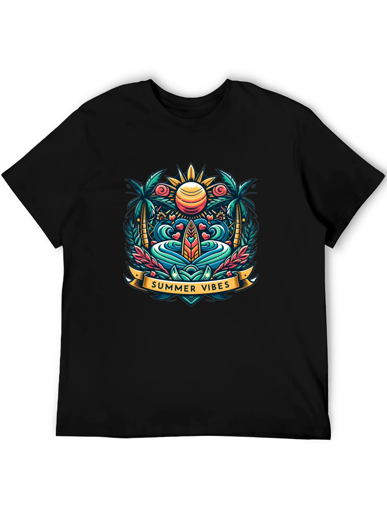 Summer Vibes Graphic Tee - Island Style