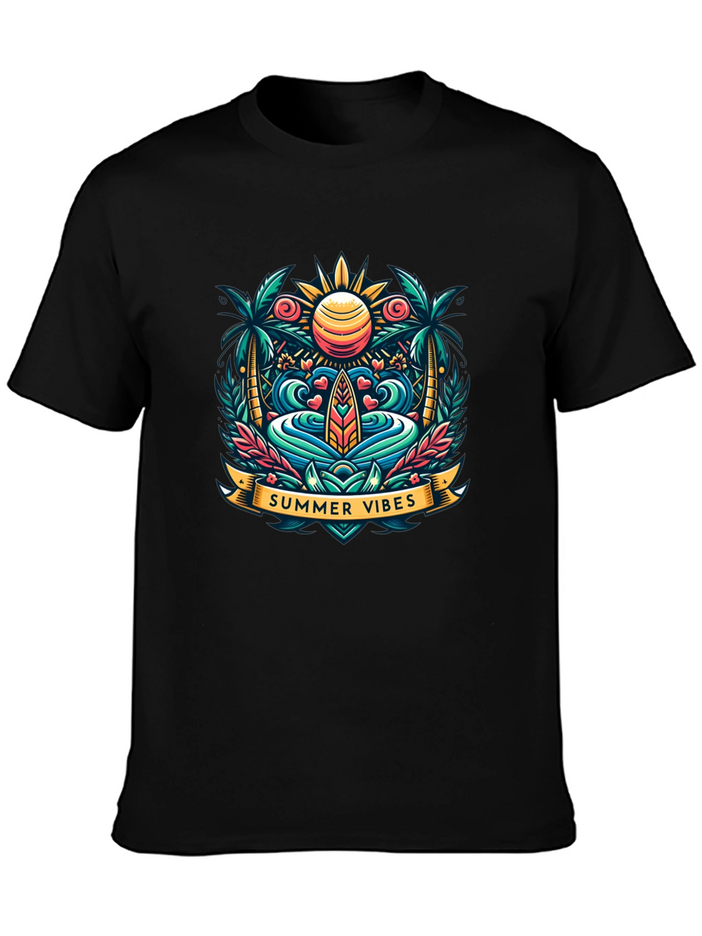 Summer Vibes Graphic Tee - Island Style