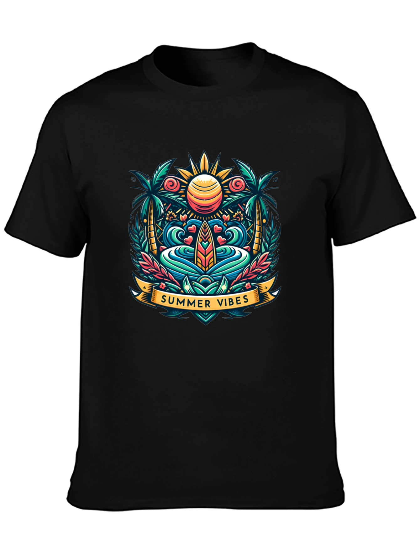 Summer Vibes Graphic Tee - Island Style