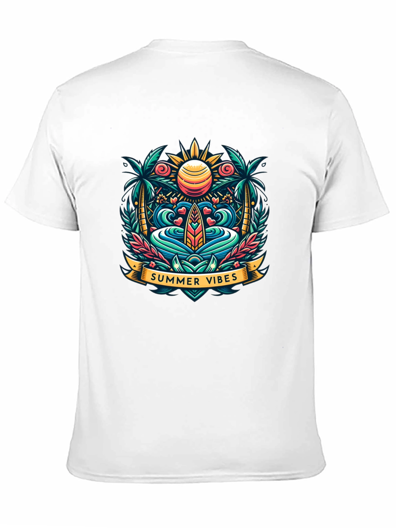 Summer Vibes Graphic Tee - Island Style